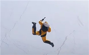 Красноярск посетили участники рекордного прыжка из стратосферы